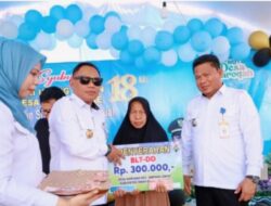 Bupati Tanbu Andi Rudi Latif Hadiri HUT Simpang Empat Batulicin ke-18.