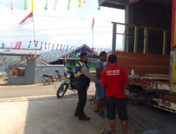 Bhabinkamtibmas Desa Banyuresmi Melaksanakan Giat Sambang Dan Silaturahmi Kepada Desa binaan.
