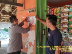 Sosialisasi Layanan Kepolisian 110 oleh Bhabinkamtibmas Desa Tanjungmedar