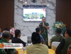 Silaturahmi Dandim 0720 Rembang dan Persatuan wartawan Rembang ( PWR ) Perkuat Sinergitas dan persaudaraan