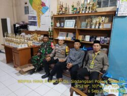SIilaturahmi Kamtibmas guna Mewujudkan Situasi Kondusip,diwilayah Hukum Polres Sumedang Polsek Sukasari Khususnya desa Sindangsari