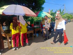 Bhabinkamtibmas Desa Sukamukti Aipda Agus Sukmana melaksanakan giat Sambang/ silaturahmi kamtibmas ke warga masyarakat