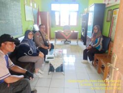 Bhabinkamtibmas Desa Sukamukti Laksanakan Sambang Kamtibmas ke SD Cinangsi