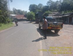 Antisipasi terjadinya C3 (Curas,Curat, dan Curanmor) Polsek Tanjungmedar Polres Sumedang Polda Jabar melaksanakan KRYD siang hari