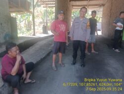 Aiptu Nana Sujana bersama Bripka Yuyun Yuwana  melaksanakan sambang/silatrahmi Kamtibmas dan dumas keliling dalam rangka BEYOND TRUST PRESISI