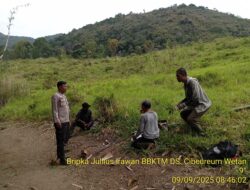 Melalui Kegiatan Sambang,Bhabinkamtibmas Desa Cibeureum Wetan Ajak Warga Mewujudkan Situasi yang Aman dan Damai