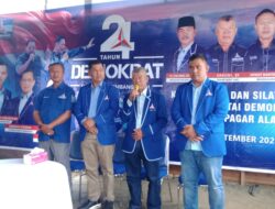 Dalam Rangka Menyambut HUT Partai Demokrat Ke – 24 DPC Kota Pagar Alam Rayakan Dengan Sederhana Dan Berbagi