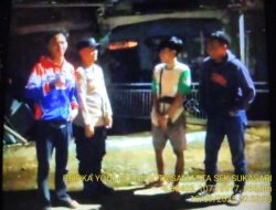 Anggota Polsek Sukasari Laksanakan Patroli KRYD Blue Light / Malam hari di Wilayah Kecamatan Sukasari Kabupaten Sumedang