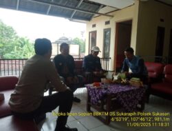 Bhabinkamtibmas Desa Sukarapih Melaksanakan Giat Sambang Dan Silaturahmi Kepada Warga masyarakat