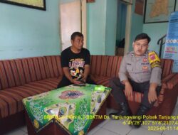 Briptu Diwan Ahmad melaksanakan sambang/silatrahmi Kamtibmas dan dumas keliling dalam rangka BEYOND TRUST PRESISI