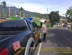 Kegiatan KRYD siang hari oleh Polsek Tanjungmedar Upaya Mencegah C3 di Wilayah hukum Kecamatan Tanjungmedar