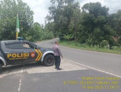 Antisipasi terjadinya C3 (Curas,Curat, dan Curanmor) Polsek Tanjungmedar Polres Sumedang Polda Jabar melaksanakan KRYD siang hari