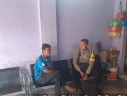 Bhabinkamtibmas Desa Tomo Laksanakan Giat Sambang Dan Silaturahmi ke Desa binaan.