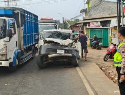 Kecelakaan Beruntun di Simpang Empat Joeng Biru, Satu Orang Luka Ringan