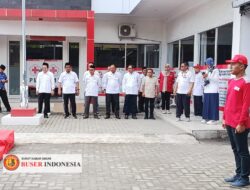 Gelar Apel Rayakan HUT PMI Ke 80 serta Peresmian gedung lantai 3.PMI Kabupaten Rembang
