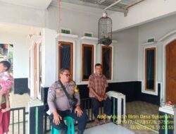 Bhabinkamtibmas Desa Sukamukti Aipda Agus Sukmana Laksanakan Silaturahmi Kamtibmas dan Dumas Keliling dalam Rangka BEYOND TRUST PRESISI.