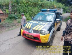 Antisipasi terjadinya C3 (Curas,Curat, dan Curanmor) Polsek Tanjungmedar Polres Sumedang Polda Jabar melaksanakan KRYD siang hari