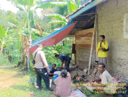 Bhabinkamtibmas Desa Sukamukti Aipda Agus Sukmana Laksanakan Silaturahmi Kamtibmas dan Dumas Keliling dalam Rangka BEYOND TRUST PRESISI.