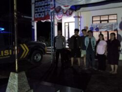 Anggota Polsek Sukasari Laksanakan Patroli KRYD Blue Light / Malam hari di Wilayah Kecamatan Sukasari Kabupaten Sumedang