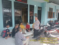 Bripka Yuyun Yuwana melaksanakan sambang/silatrahmi Kamtibmas dan dumas keliling dalam rangka BEYOND TRUST PRESISI di wilayah Kec. Tanjungmedar