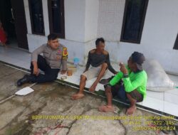 Briptu Diwan Ahmad melaksanakan sambang/silatrahmi Kamtibmas dan dumas keliling dalam rangka BEYOND TRUST PRESISI di wilayah Kec. Tanjungmedar