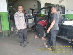 Bhabinkamtibmas Desa Wargaluyu melaksanakan Sambang dan Silaturahmi Kamtibmas
