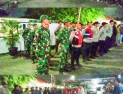 Kapolsek Tambelang AKP Firdaus MD Pimpin Apel Gabungan