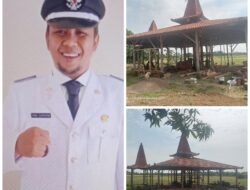 Gotong Royong Warga Desa Palabuan Bangun Masjid Baru