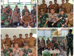 Dandim 0610/Sumedang dan Ketua Persit Laksanakan Kunjungan Kerja Sekaligus Bakti Sosial di Wilayah Koramil 1009/Tomo