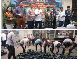 Sinergi Polri dan Masyarakat, Polsek Sumedang Utara Launching Penanaman Ubi Cilembu