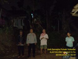 Anggota Polsek Sukasari Laksanakan Patroli KRYD Blue Light / Malam hari di Wilayah Kecamatan Sukasari Kabupaten Sumedang