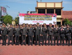 Polres Jepara Gelar Upacara Hari Kesaktian Pancasila Hingga Kenaikan Pangkat