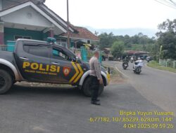 Antisipasi terjadinya C3 (Curas,Curat, dan Curanmor) Polsek Tanjungmedar Polres Sumedang Polda Jabar melaksanakan KRYD siang hari