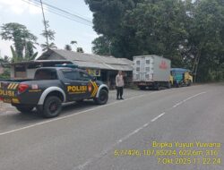 Antisipasi terjadinya C3 (Curas,Curat, dan Curanmor) Polsek Tanjungmedar Polres Sumedang Polda Jabar melaksanakan KRYD siang hari
