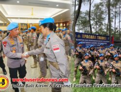 Polda Bali Kirim 8 Personel Pasukan Perdamaian PBB
