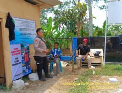 Bhabinkamtibmas Desa Sukamukti Aipda Agus Sukmana Laksanakan Silaturahmi Kamtibmas dan Dumas Keliling dalam Rangka BEYOND TRUST PRESISI.