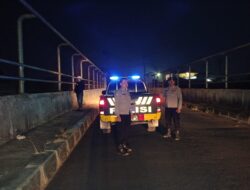 Anggota Polsek Sukasari Laksanakan Patroli KRYD Blue Light / Malam hari di Wilayah Kecamatan Sukasari Kabupaten Sumedang