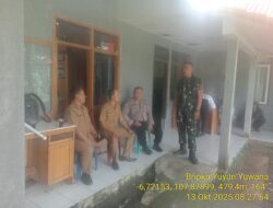 Kegiatan Sinergitas TNI-POLRI melaksnakan Anjangsana / Silaturahmi kamtibmas