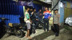 Anggota Polsek Sukasari Laksanakan Patroli KRYD Blue Light / Malam hari di Wilayah Kecamatan Sukasari Kabupaten Sumedang