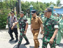 ‎Kapolsek Tomo Dampingi Kunjungan kerja Komandan Kodim 0610/Sumedang Letkol Arh Kusuma Ardianto ke Mako Koramil 1009/Tomo.