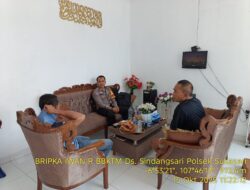 Silaturahmi Kamtibmas Guna Mewujudkan Situasi Kondusip,Diwilayah Hukum Polres Sumedang Polsek Sukasari Kuhususnya Desa Sindangsari