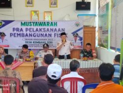 Pemdes Kembang Seri Gelar Musyawarah Pra-Pelaksanaan Pembangunan Fisik Tahun 2025