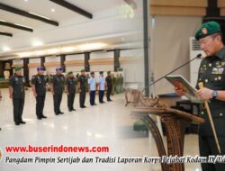 Pangdam Pimpin Sertijab dan Tradisi Laporan Korps Pejabat Kodam IX/Udayana