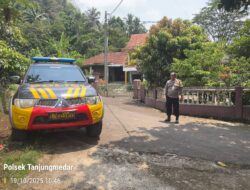 Antisipasi terjadinya C3 (Curas,Curat, dan Curanmor) Polsek Tanjungmedar Polres Sumedang Polda Jabar melaksanakan KRYD siang hari