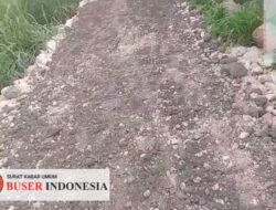 Pelanggaran !!! Proyek Jalan Makadam di Desa Sukoharjo Ternyata Dibiayai Dana Talangan. Terkesan ada Pembiaran dari Institusi Terkait