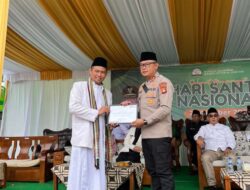 Kapolres Pagar Alam Hadiri Hari Santri Di Ponpes Daarul Kutub El-Gontori, Wujudkan Silaturahmi Dan Kepedulian Sosial