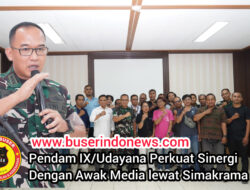 Pendam IX/Udayana Perkuat Sinergi dengan Awak Media lewat Simakrama