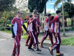 Kapolres Pagar Alam Januar Kencana Setia Persada Gelar Jalan Santai