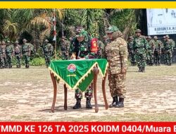 Wakil Bupati Muara Enim Resmi Buka TMMD Ke-126 Kodim 0404/Muara Enim, Mewujudkan Pemerataan Pembangunan