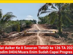 Aksesibilitas Lancar, Ekonomi Bergerak Pengerjaan Plat Duiker Kedua TMMD ke-126: Target di Depan Mata, Capai 90%, Dongkrak Perekonomian Warga